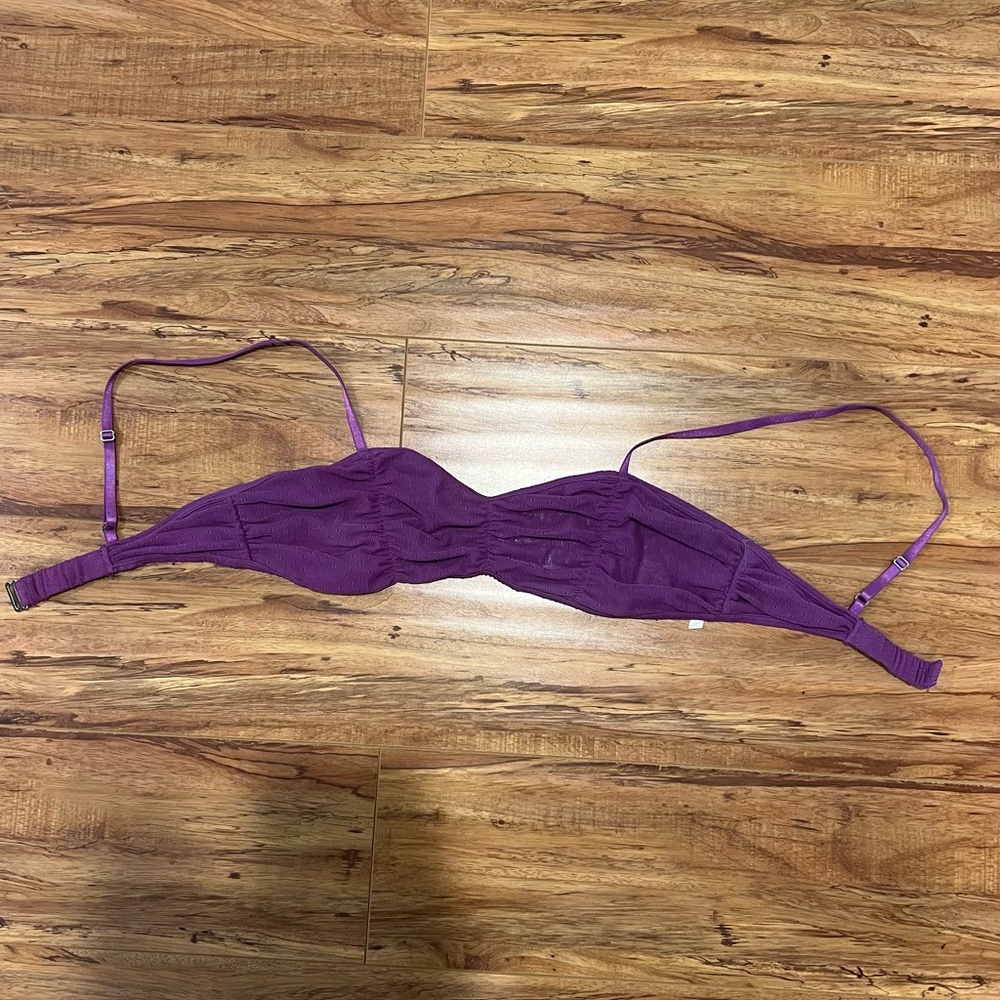 Sheer free people bra